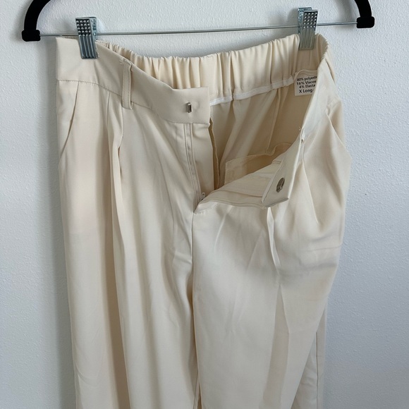 Cream tailored dress pants - Picture 7 of 7